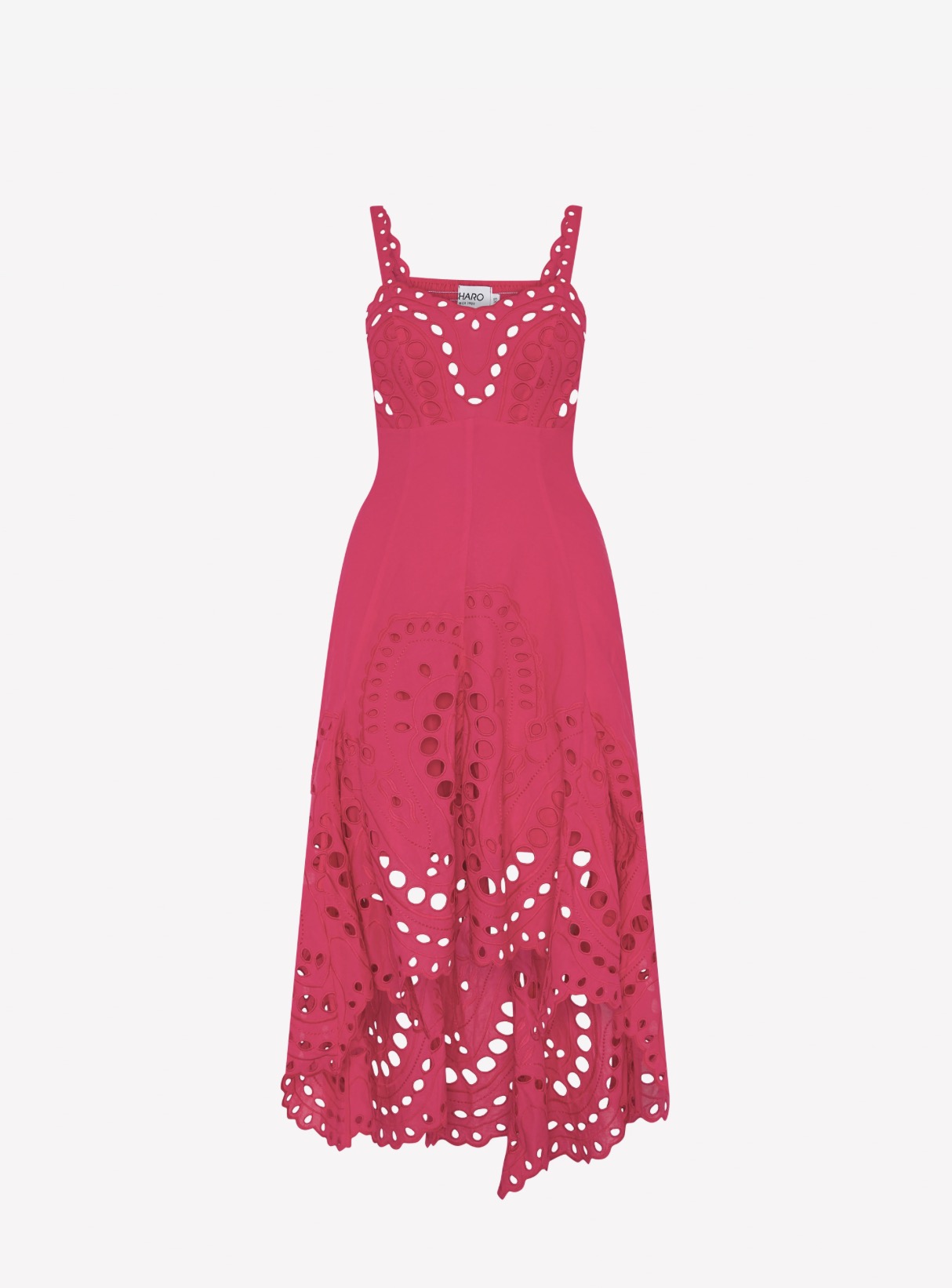 Charo Ruiz Long Dress Caspian fuchsia