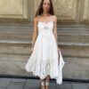 Charo Ruiz Long Dress Marlin white