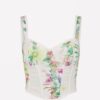 Charo Ruiz Top Moss white lagoon