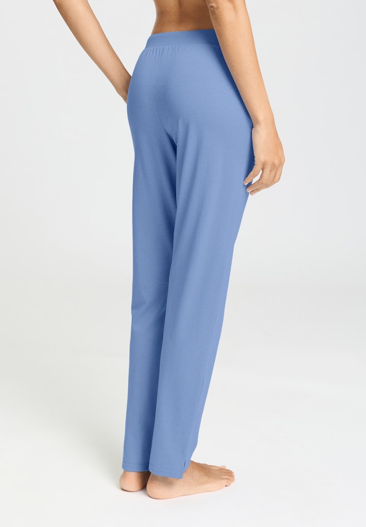 Alternative view of Hanro Hose sleep and lounge bluebird