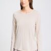 Hanro Shirt langarm Sleep and Lounge bluebird