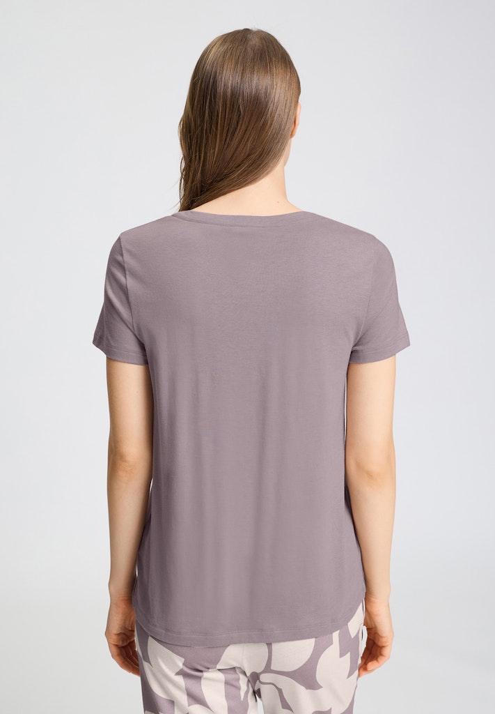Alternative view of Hanro Tshirt Sleep and Lounge stormy rose