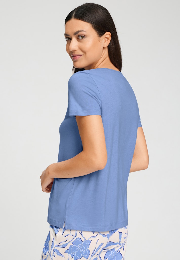 Alternative view of Hanro Tshirt Sleep and Lounge bluebird