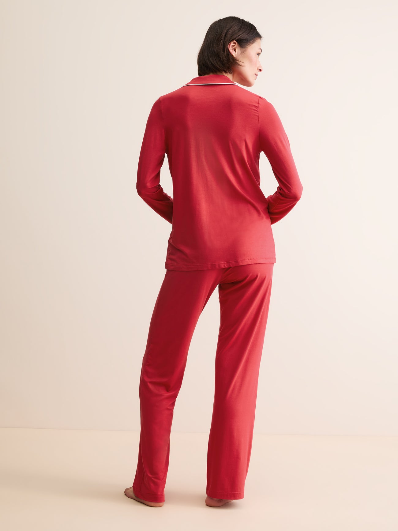 Alternative view of Derek Rose Pyjama Lara 11 red