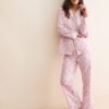 Derek Rose Pyjama Lara 11 red