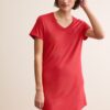 Derek Rose Sleepshirt Lara red