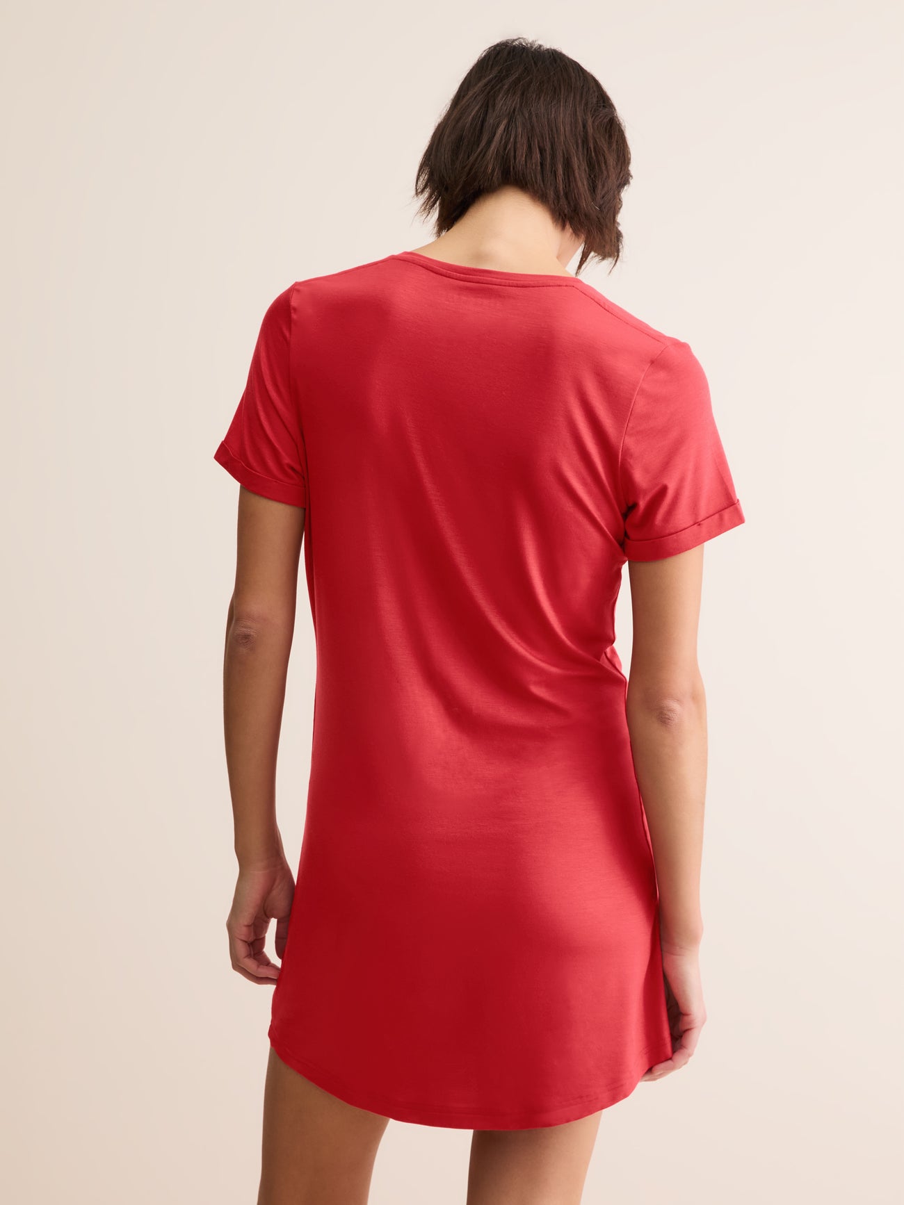 Alternative view of Derek Rose Sleepshirt Lara red