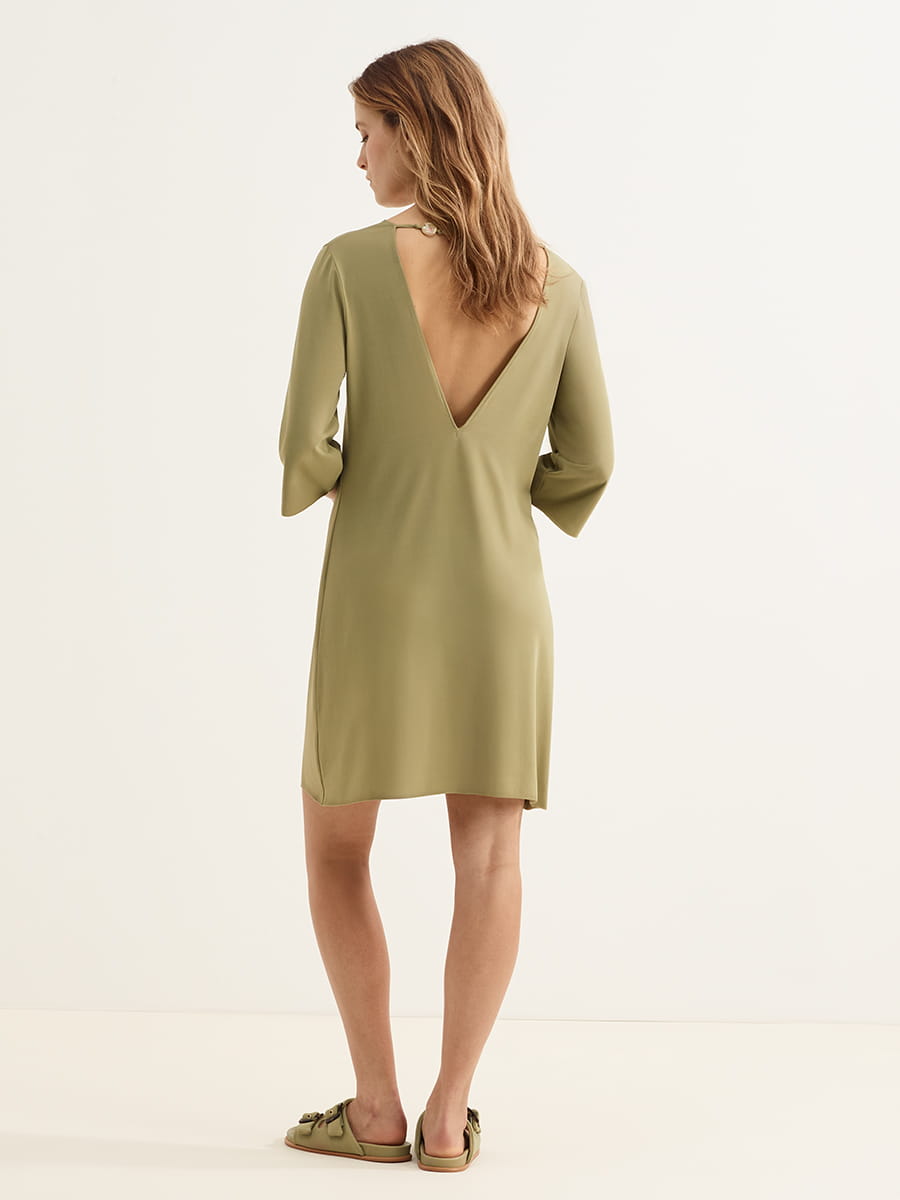 Alternative view of Eres Kleid Fabuleuse courte alligator