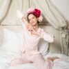 Lalide a Paris Pyjama Jamie blue/blanc