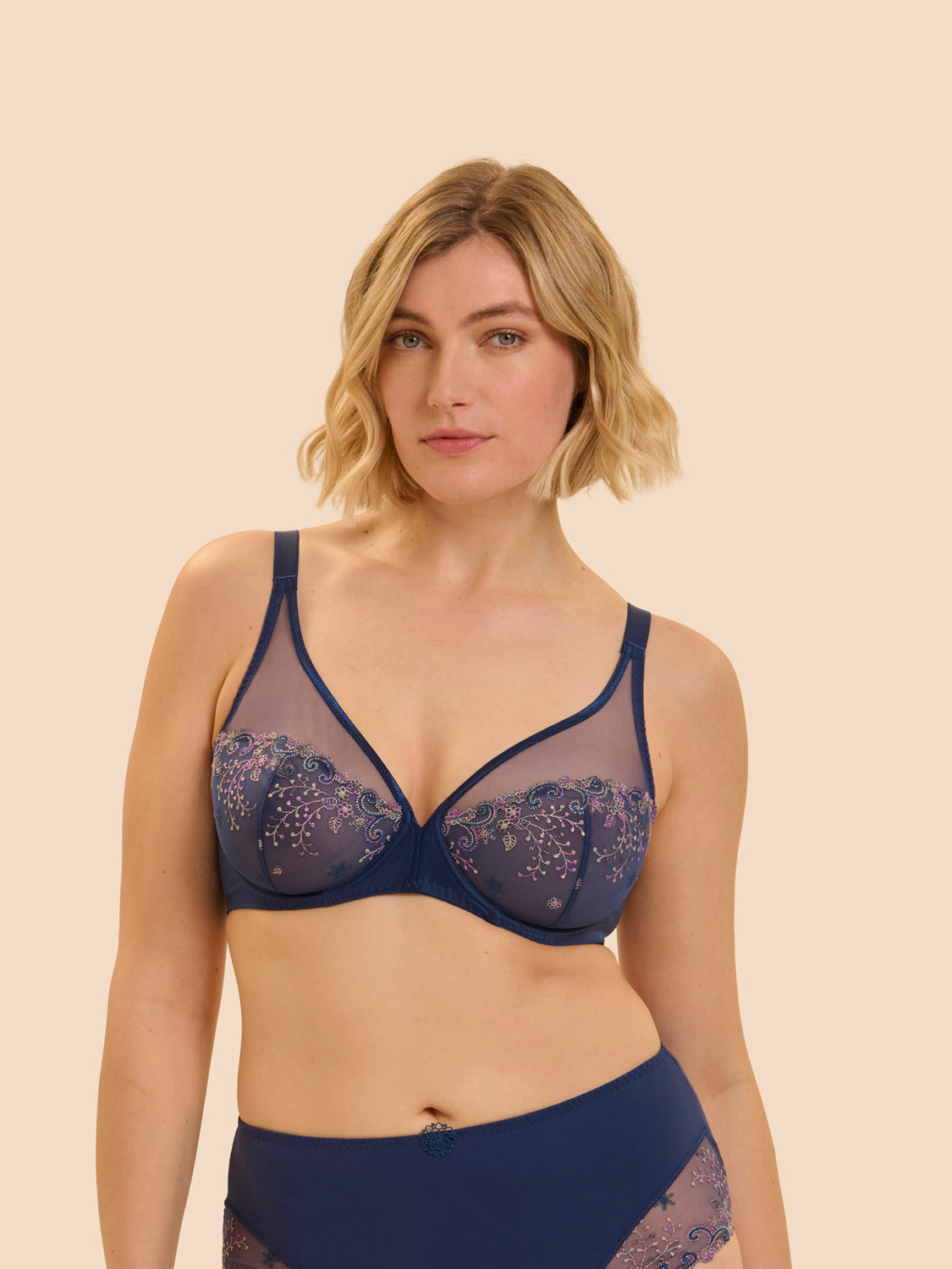 Simone Perele Bh mit Bügel Delice rainbow blue – Bild 5