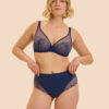 Simone Perele hoher Taillenslip Delice rainbow blue