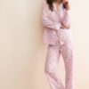 Derek Rose Pyjama Set People of London pink