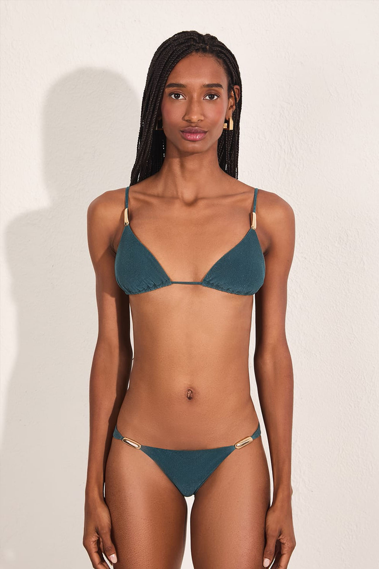 Lenny Niemeyer Triangle Bikini pacific green