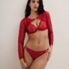 Aubade Slip Crazy in Love red delight