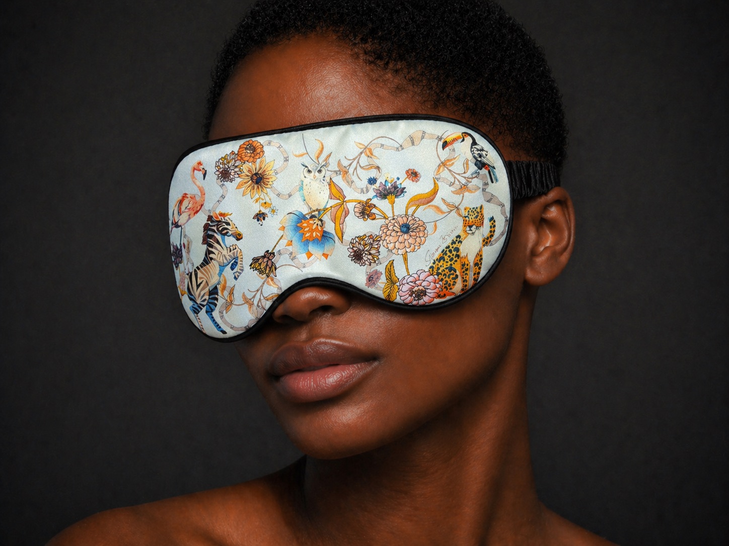 Simone Bruns Eyemask Canopy light blue