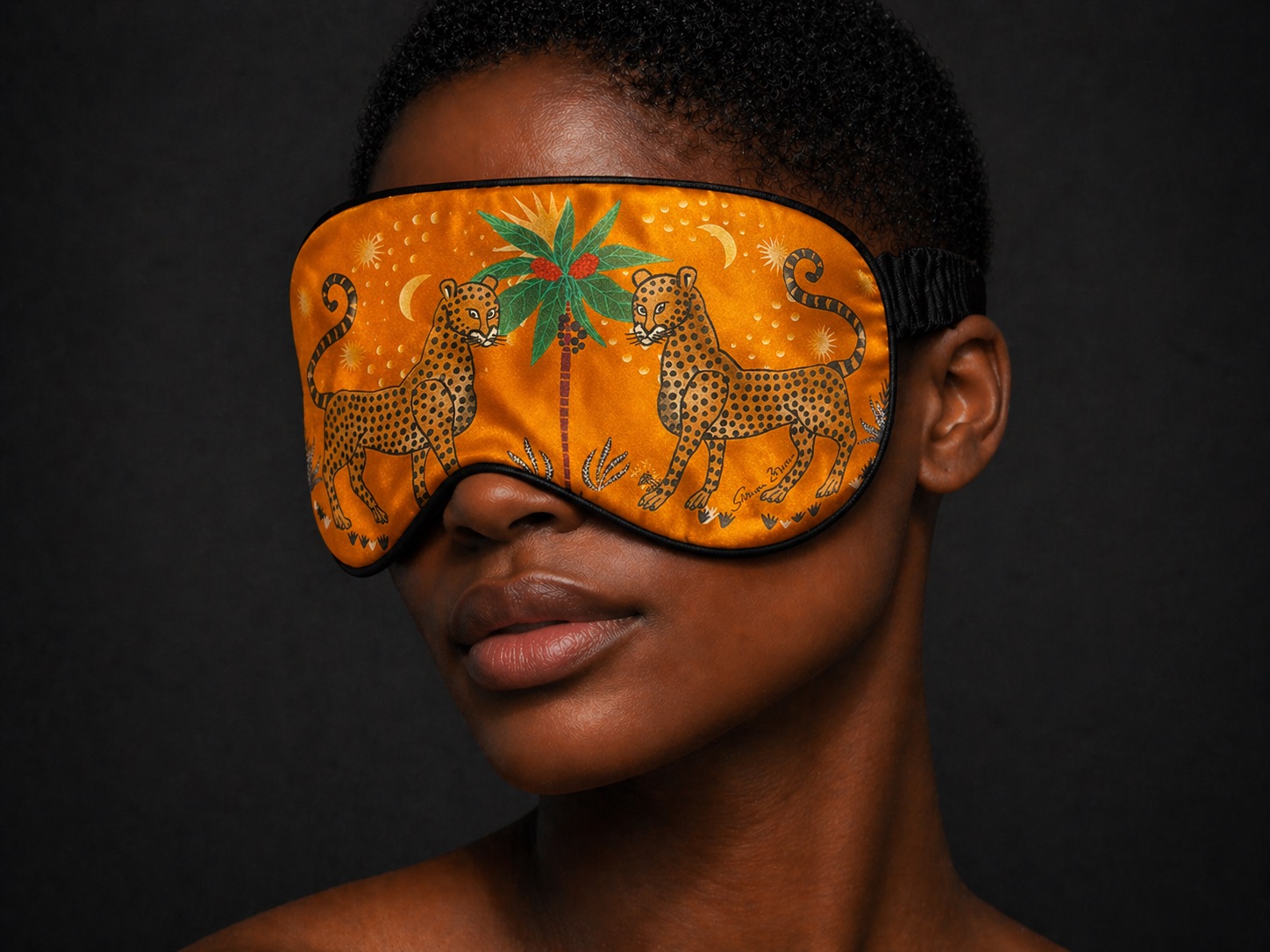 Simone Bruns Eyemask Twins orange