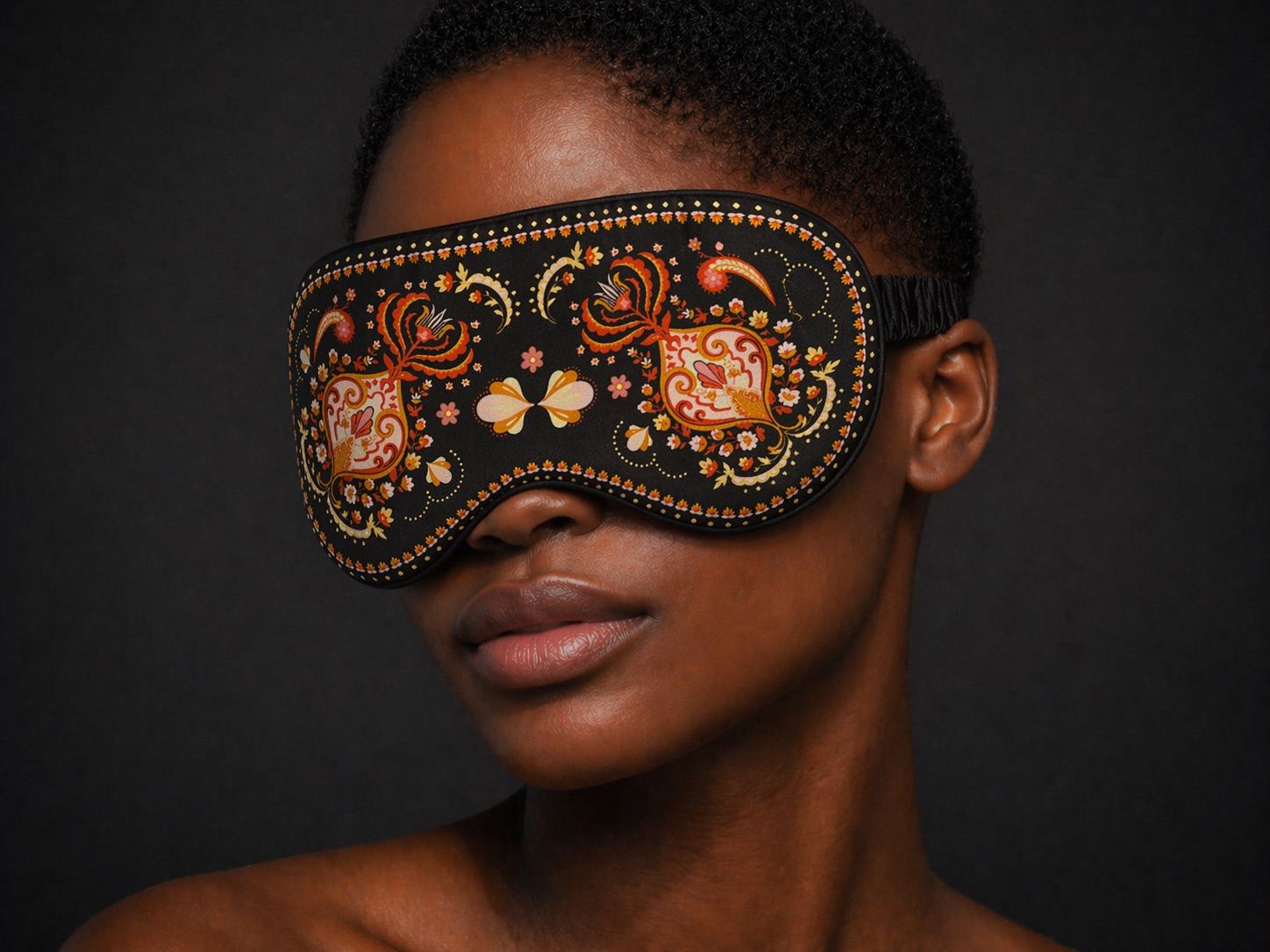 Simone Bruns Eyemask Royal sienna