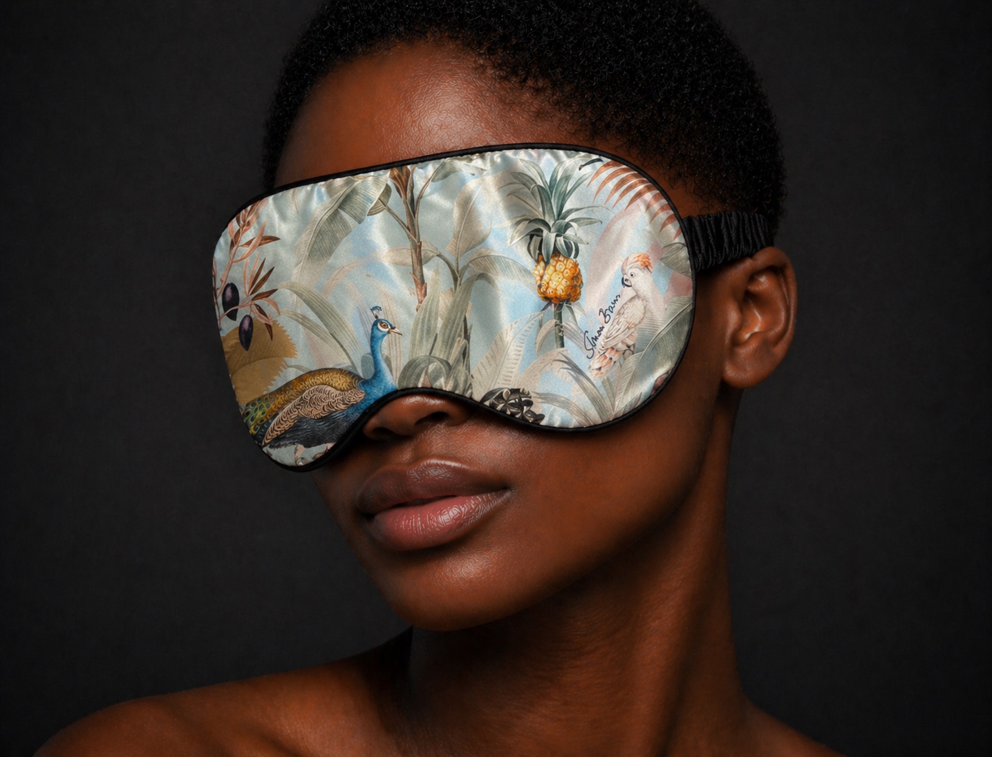 Simone Bruns Eyemask Oasis Eyemask smokey blue