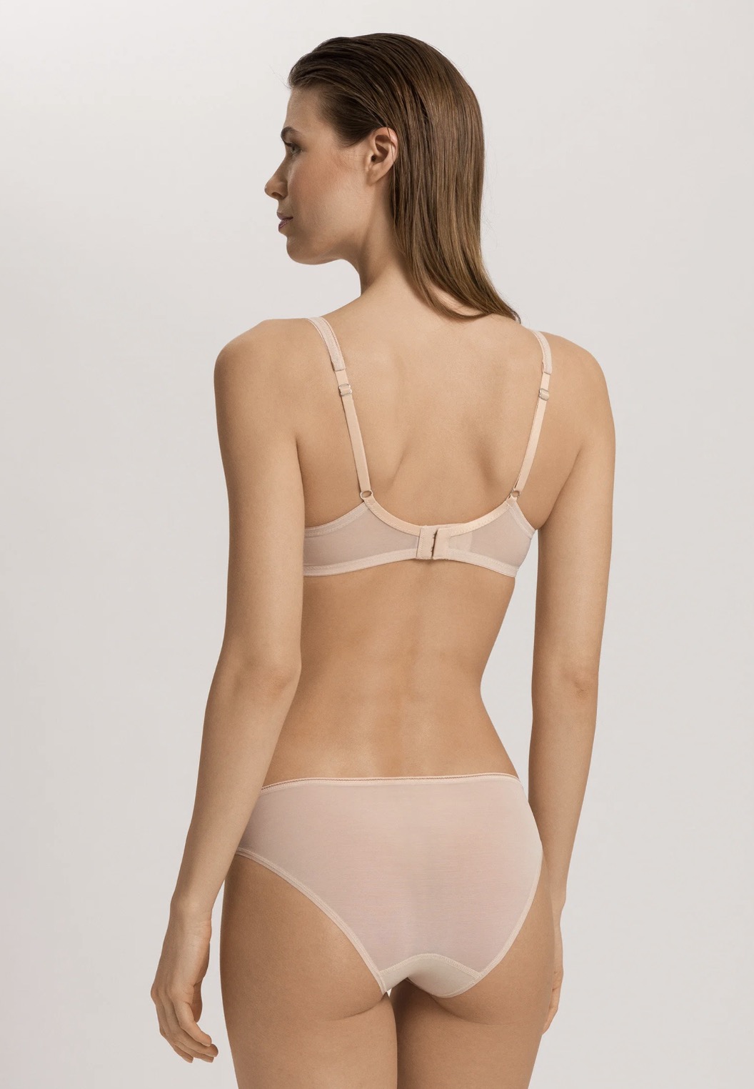 Hanro BH mit Bügel smooth Illusion beige – Bild 2