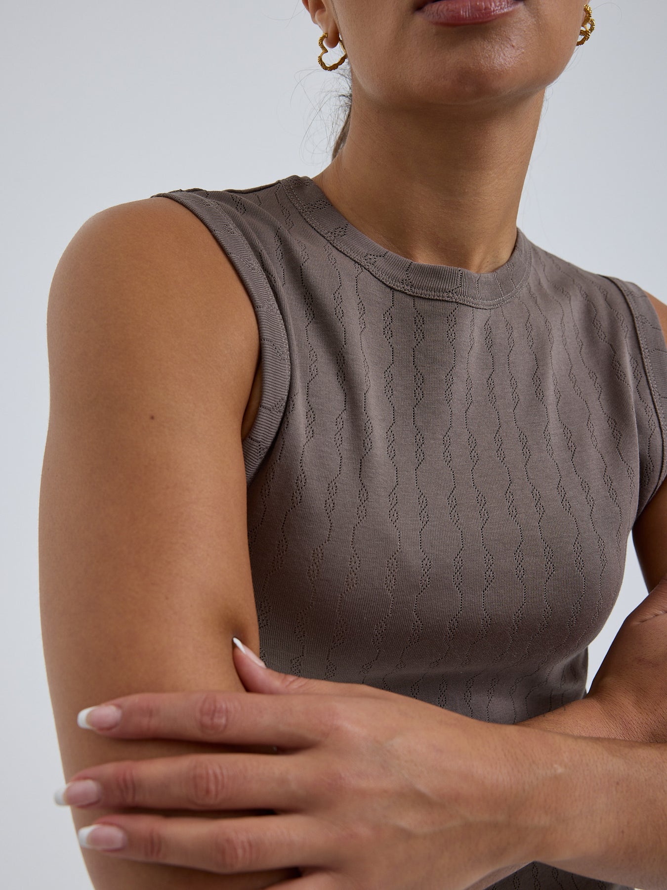 Seamless Basic Top Jacquard Crush fungi – Bild 3