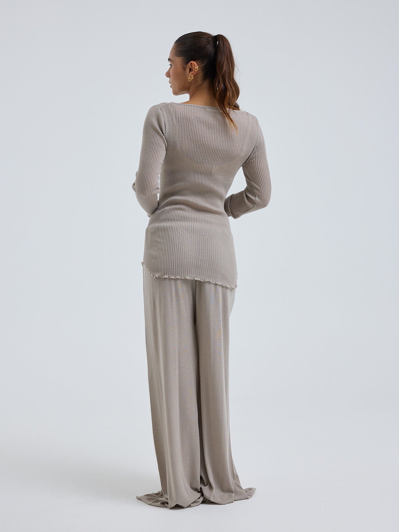 Alternative view of Seamless Basic Merino Oberteil Elegante beige