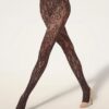 Wolford Tights Infinite Rose Net whipped cream