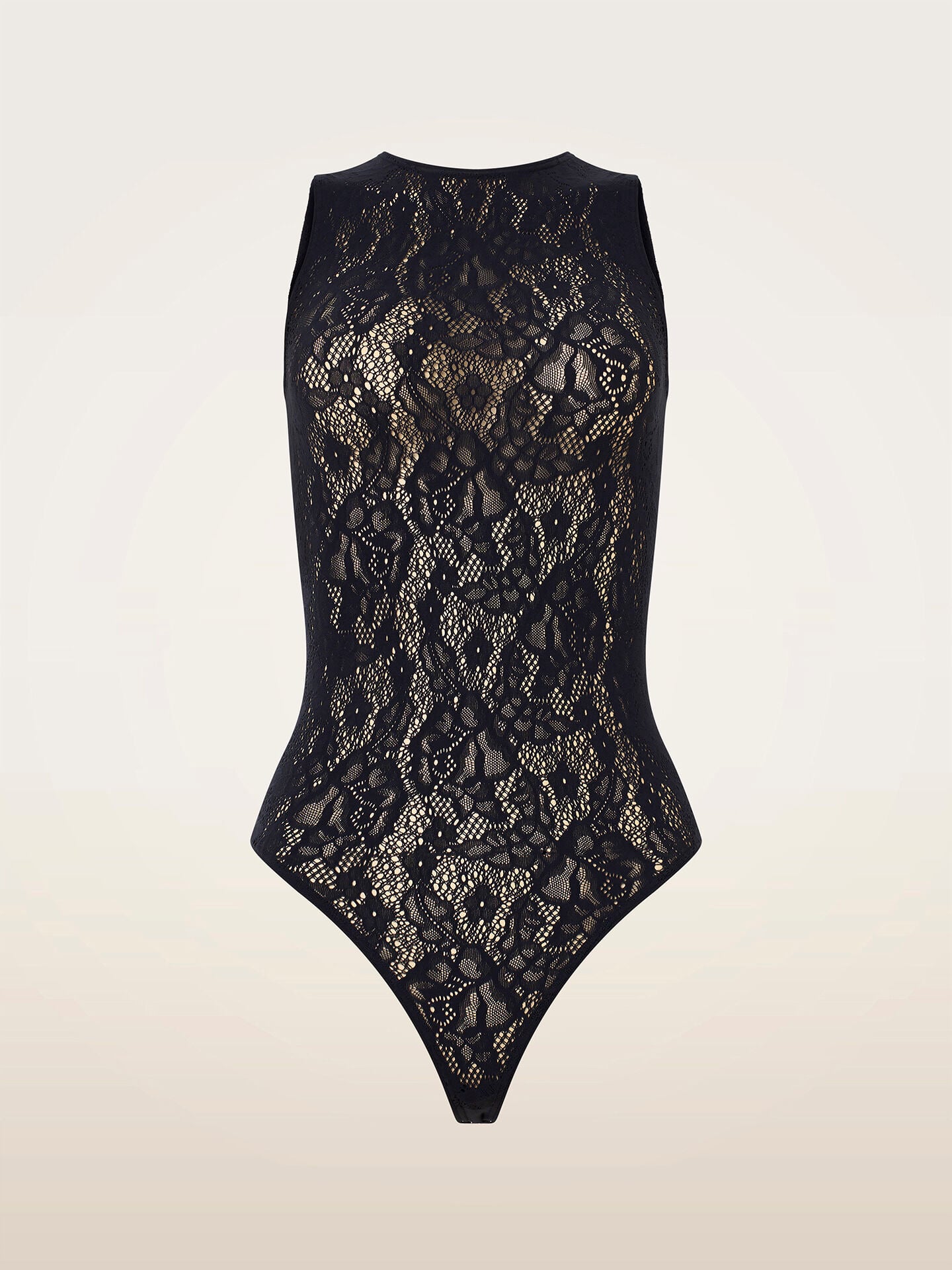 Wolford String Body Infinite Rose Net deep night – Bild 3