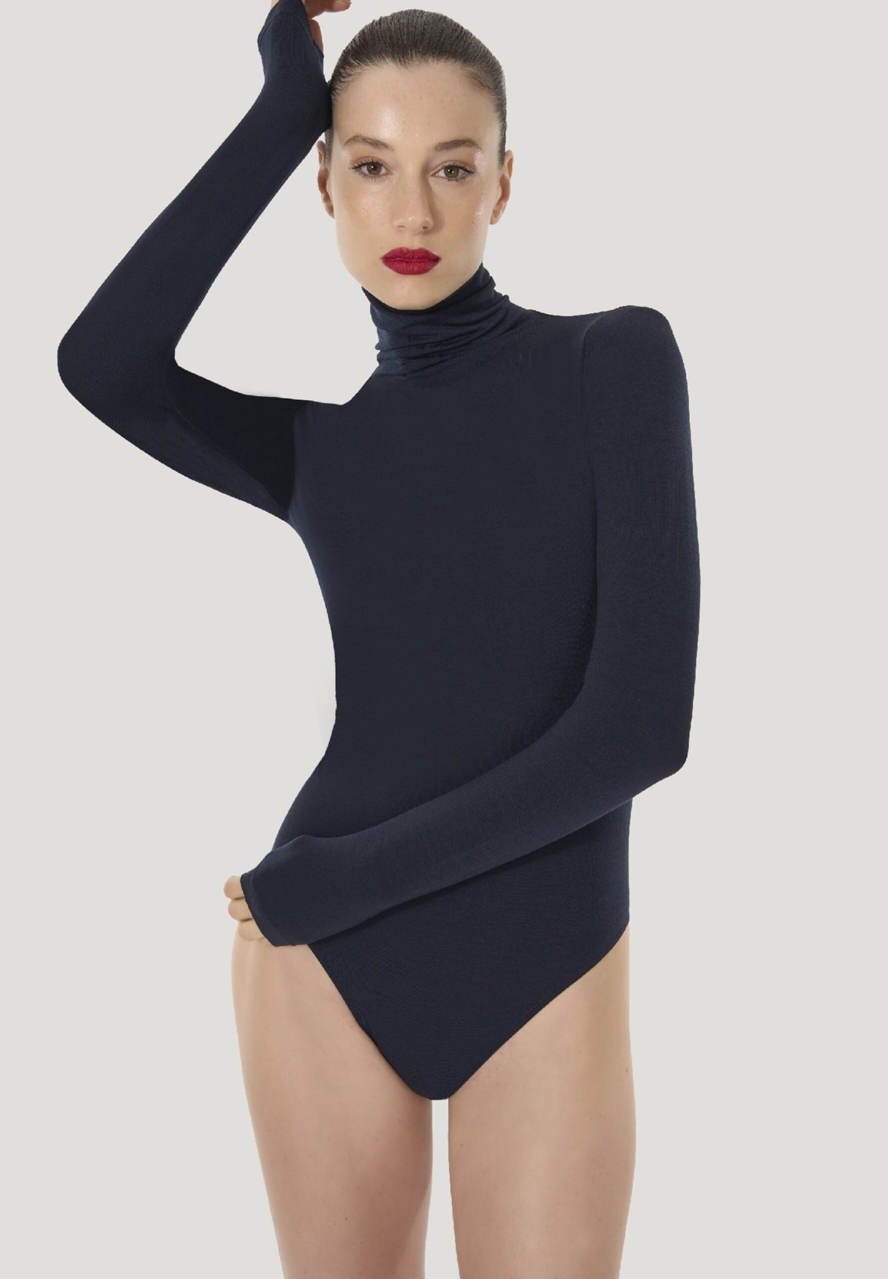 Wolford String Body Seamless Wool deep night