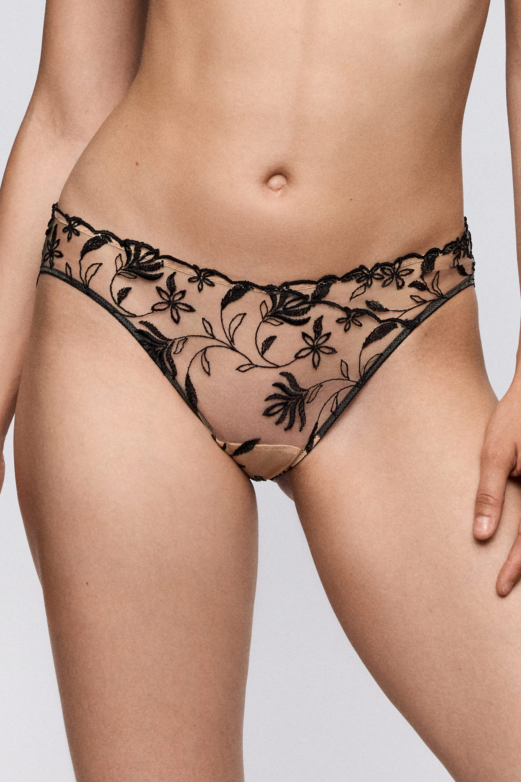 Andres Sarda Slip Shay schwarz