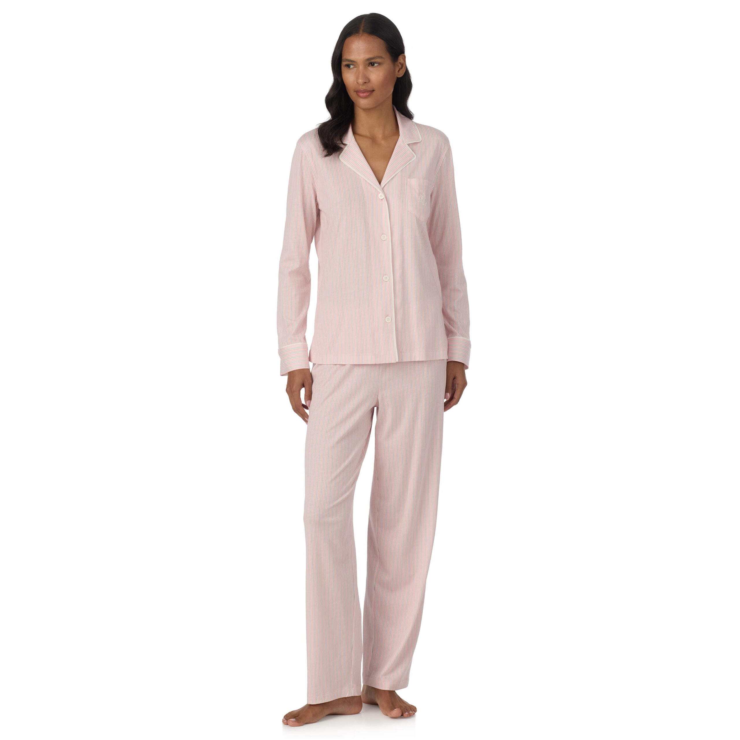 Ralph Lauren Pyjama pink stripe