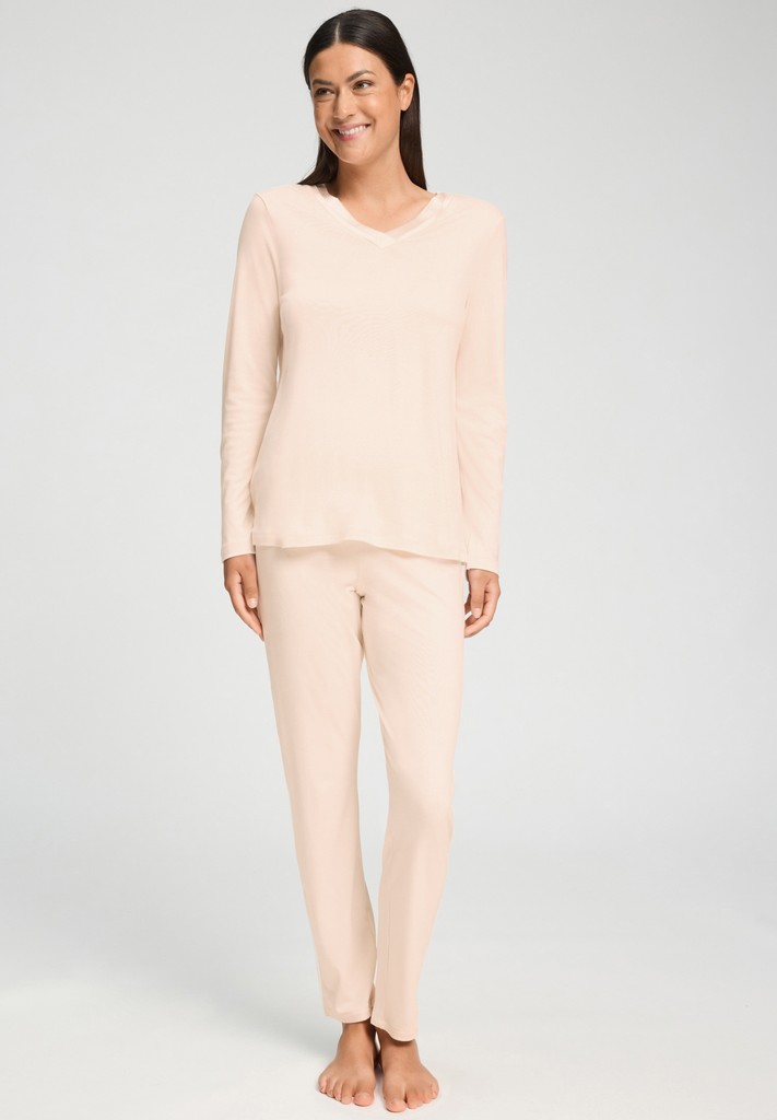 Hanro Pyjama Tyra creamy beige