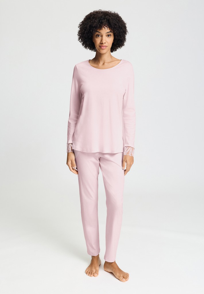 Hanro Pyjama Rosaria rose bath