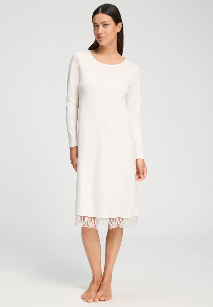 Hanro Nachthemd Rosaria off white
