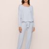 Eberjey Recycled Boucle Waffle Robe deep taupe