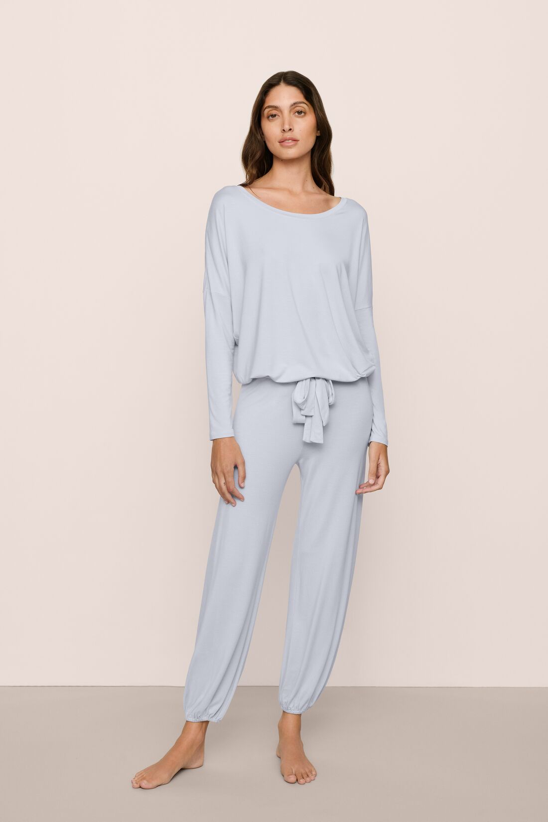 Eberjey Slouchy PJ Anzug Gisele ice blue/ice blue