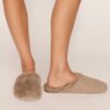 Eberjey Recycled Boucle Waffle Robe deep taupe